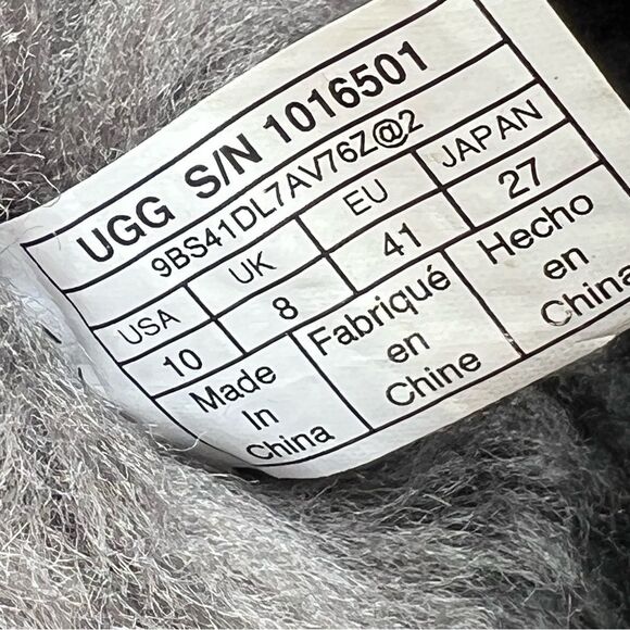 UGG Mini Bailey Bow II Boot Grey women’s Size 10 (US) - Picture 2 of 16